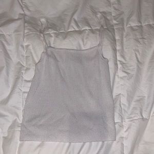 white tank top